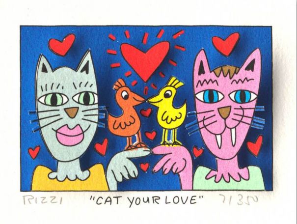 James Rizzi "Cat your Love"