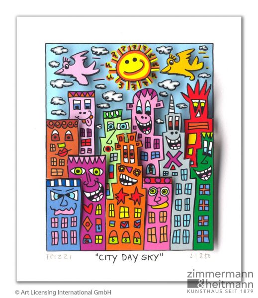 James Rizzi "City Day Sky"