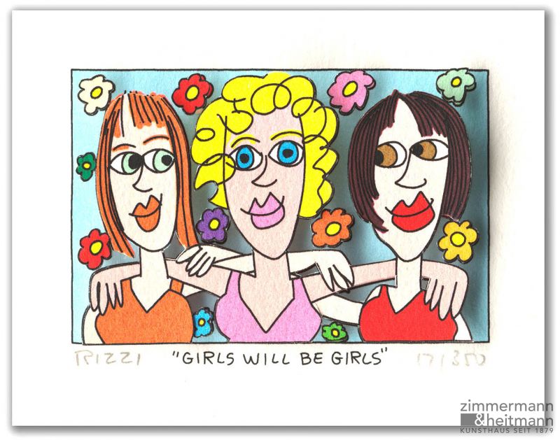James Rizzi "Girls will be girls"
