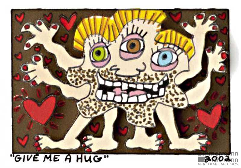 James Rizzi "Give Me a Hug"