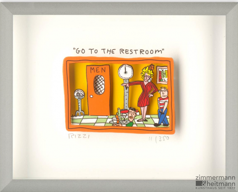 James Rizzi "Go to the restroom"