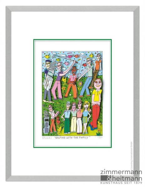 James Rizzi "Golfing with the Family"