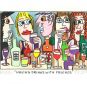 James Rizzi "Having Drinks with friends"