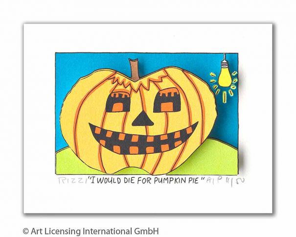James Rizzi "I Would Die For Pumpkin Pie"