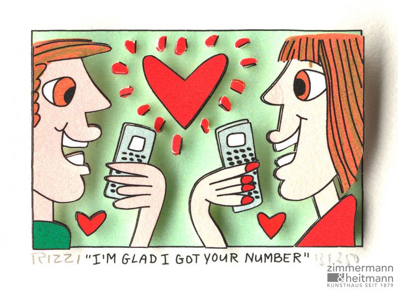 James Rizzi "I`m glad I gout your number"