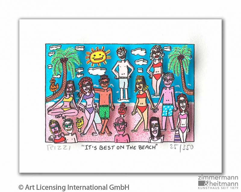 James Rizzi "It's Best On The Beach"