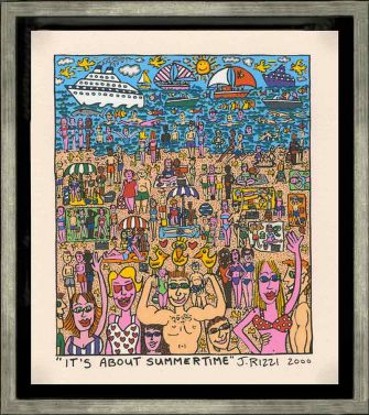 James Rizzi "It's About Summertime"