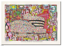 James Rizzi "Let's All Gather at the Guggenheim"