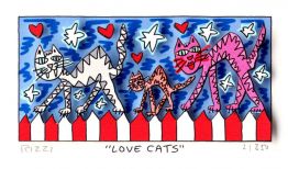 James Rizzi "Love Cats"