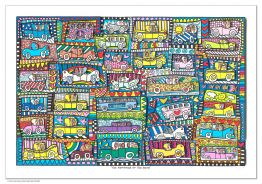 James Rizzi "The Romance Of The Road"