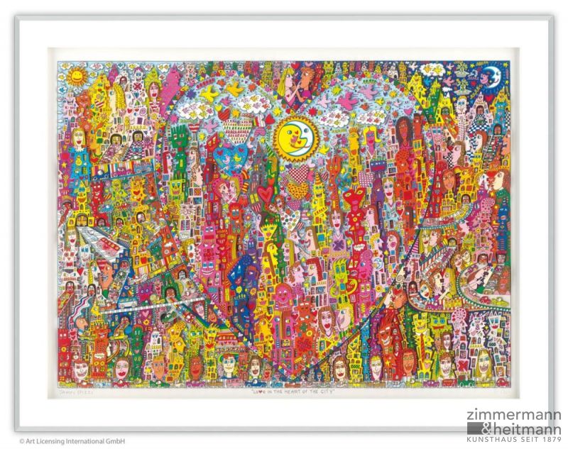 James Rizzi "Love in the heart of the City"