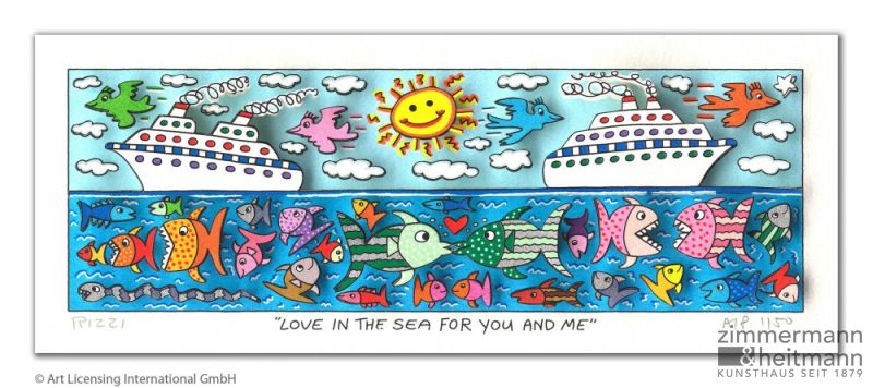 James Rizzi "Love in the sea for you and me"