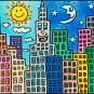 James Rizzi "My Candy-Colored City Of Love"