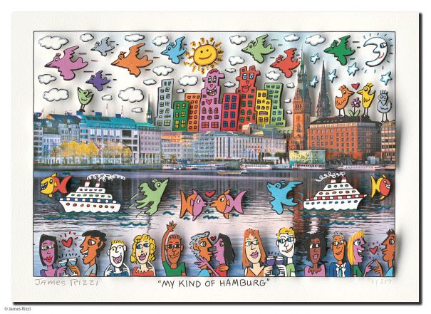 James Rizzi "My Kind Of Hamburg (3 D Edition)"