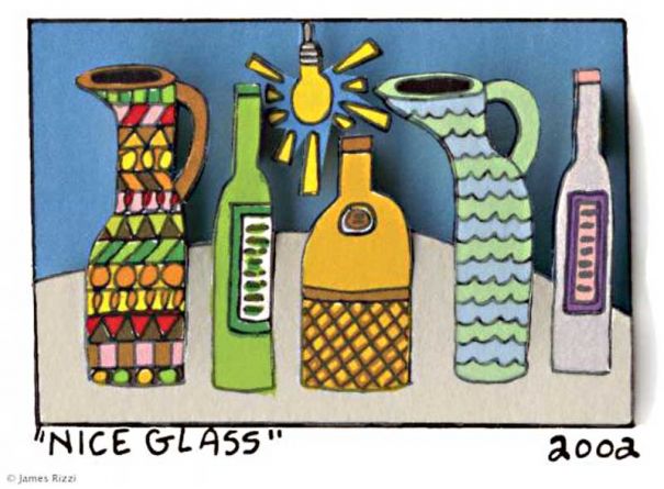 James Rizzi "Nice Glass"