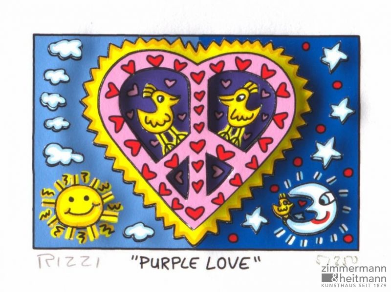 James Rizzi "Purple Love"