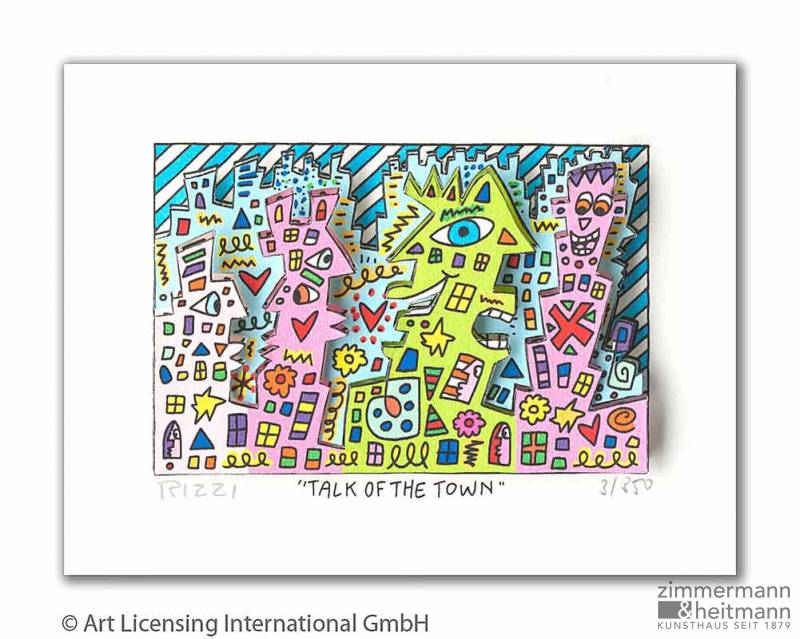 James Rizzi "Talk Of The Town"