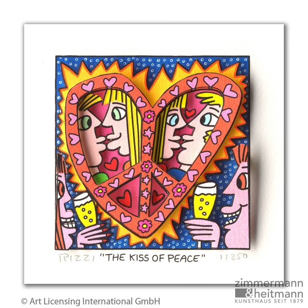 James Rizzi "The Kiss of Peace"