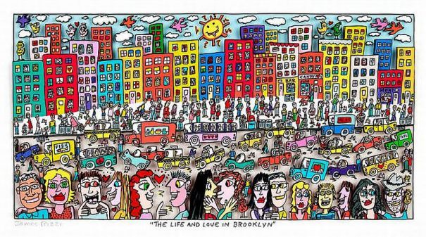 James Rizzi "The Life and Love in Brooklyn"