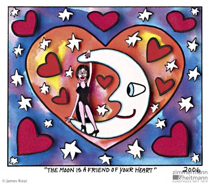 James Rizzi "The Moon is a friend of your heart"