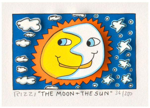 James Rizzi "The Moon + The Sun"