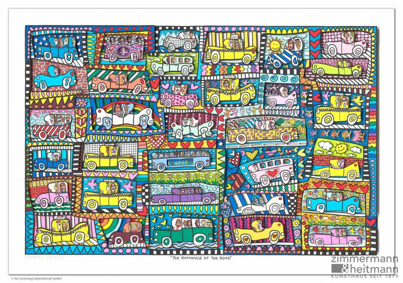 James Rizzi "The Romance Of The Road"