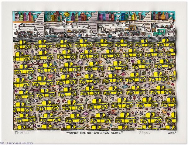 James Rizzi "There Are No Two Cabs Alike"
