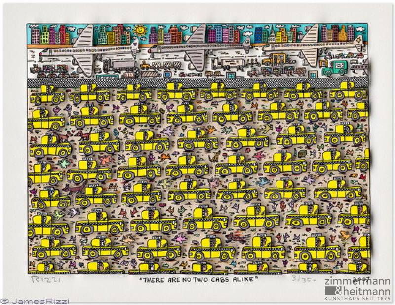 James Rizzi "There Are No Two Cabs Alike"