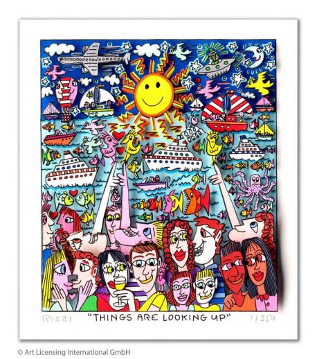 James Rizzi "Things are looking up"