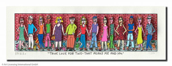 James Rizzi "True Love For Two - That Means Me ..."
