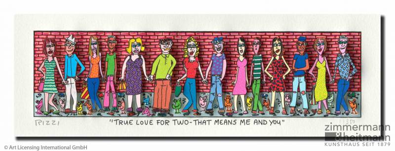 James Rizzi "True Love For Two - That Means Me ..."