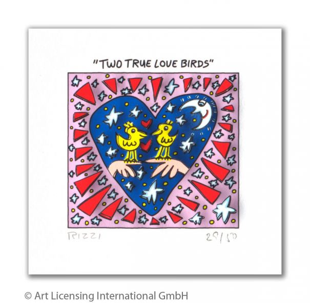 James Rizzi "Two true Love Birds"