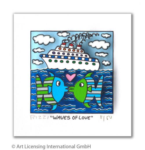 James Rizzi "Waves of Love"