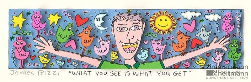James Rizzi "What you see is what you get"