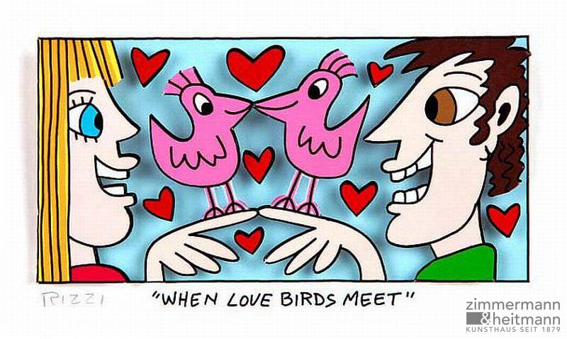 James Rizzi "When Love Birds meet"