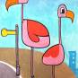 Jim Avignon "Flamingos"