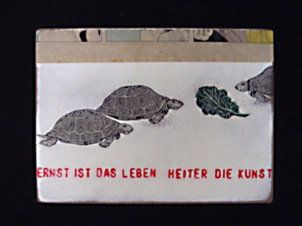 Kati Elm "Ernst ist das Leben ... (Schildkröte)"