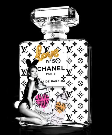 Mascha de Haas "A Ode to Chanel and louis love spray"