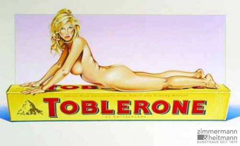Mel Ramos "Toblerone Tess"