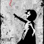 Micha Baker "Hommage Balloon Girl Banksy"