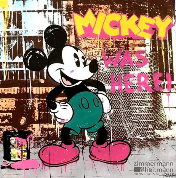 Michel Friess "Mickey was here"