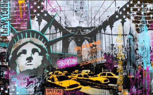 Michel Friess "New York Collage 3"