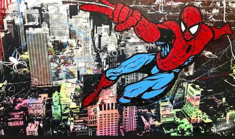 Michel Friess "Spiderman over NY"