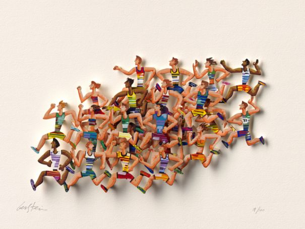  "Long Distance Runners (Papercut)"