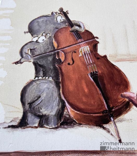Otto Waalkes "Sie spielen Cellooo - Leinwand"