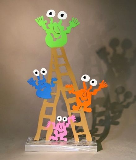 Patrick Preller "Monster auf der Leiter"