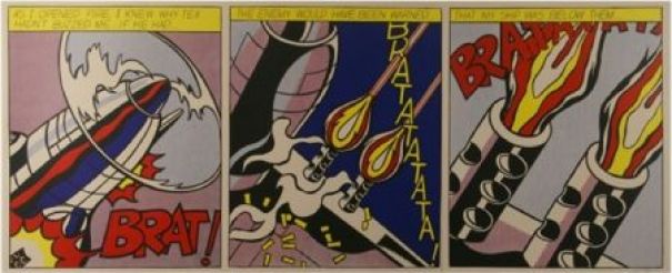 Roy Lichtenstein "As I Opened Fire"