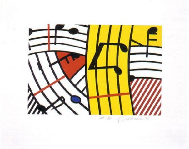 Roy Lichtenstein "Composition IV"