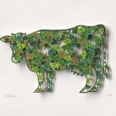 David Gerstein "Green Cow (Papercut)"
