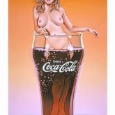 Mel Ramos "The Pause That Refreshes # 2 (Lola Cola 5)"